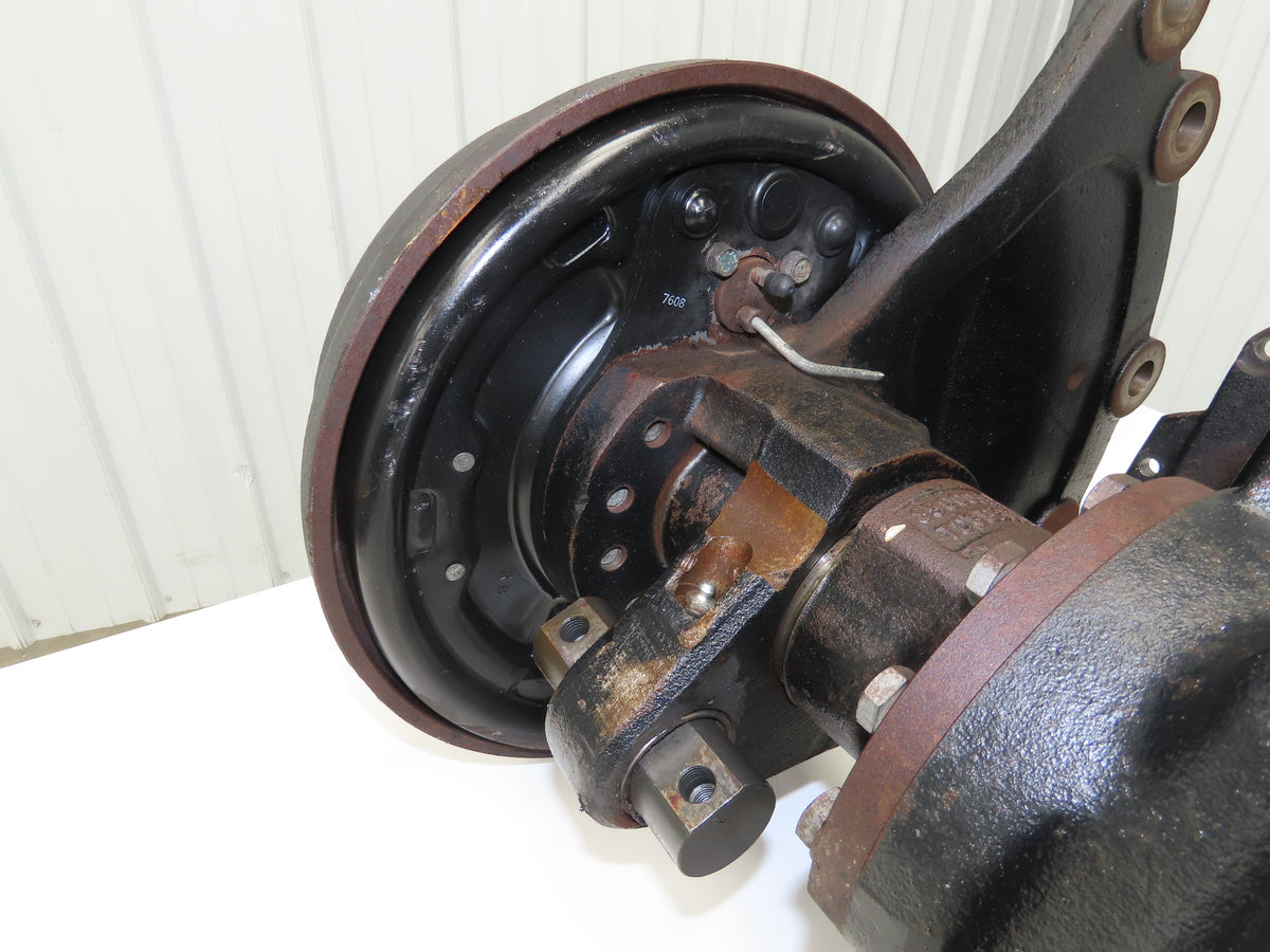Hyster E60Z-33 Forklift Front Dual Wheel Drive Axle Assembly 6-Lug & Park Brake