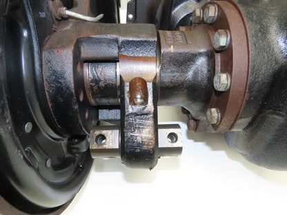 Hyster E60Z-33 Forklift Front Dual Wheel Drive Axle Assembly 6-Lug & Park Brake