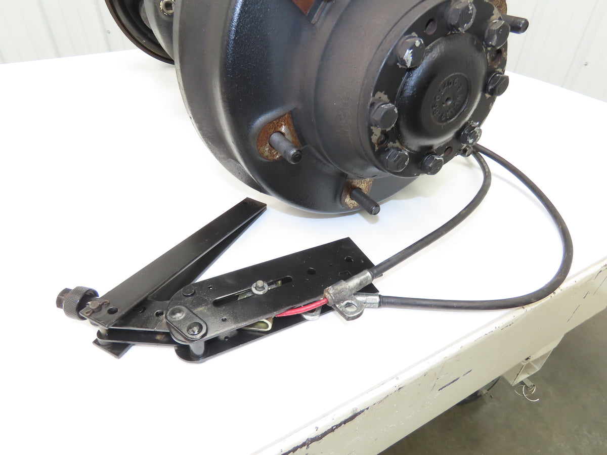 Hyster E60Z-33 Forklift Front Dual Wheel Drive Axle Assembly 6-Lug & Park Brake