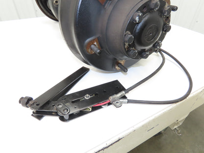 Hyster E60Z-33 Forklift Front Dual Wheel Drive Axle Assembly 6-Lug & Park Brake