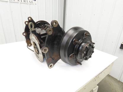 Hyster E60Z-33 Forklift Front Dual Wheel Drive Axle Assembly 6-Lug & Park Brake