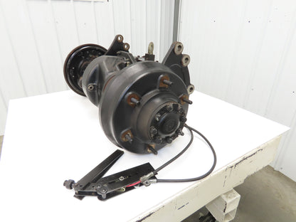 Hyster E60Z-33 Forklift Front Dual Wheel Drive Axle Assembly 6-Lug & Park Brake