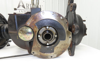 Hyster E60Z-33 Forklift Front Dual Wheel Drive Axle Assembly 6-Lug & Park Brake