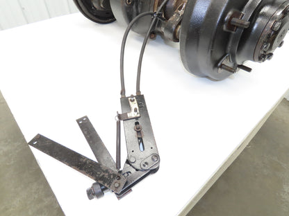Hyster E60Z-33 Forklift Front Dual Wheel Drive Axle Assembly 6-Lug & Park Brake