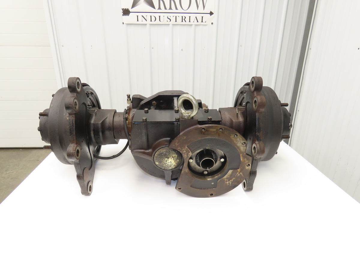Hyster E60Z-33 Forklift Front Dual Wheel Drive Axle Assembly 6-Lug & Park Brake