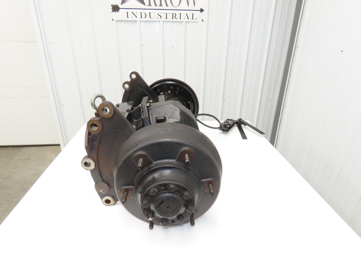 Hyster E60Z-33 Forklift Front Dual Wheel Drive Axle Assembly 6-Lug & Park Brake