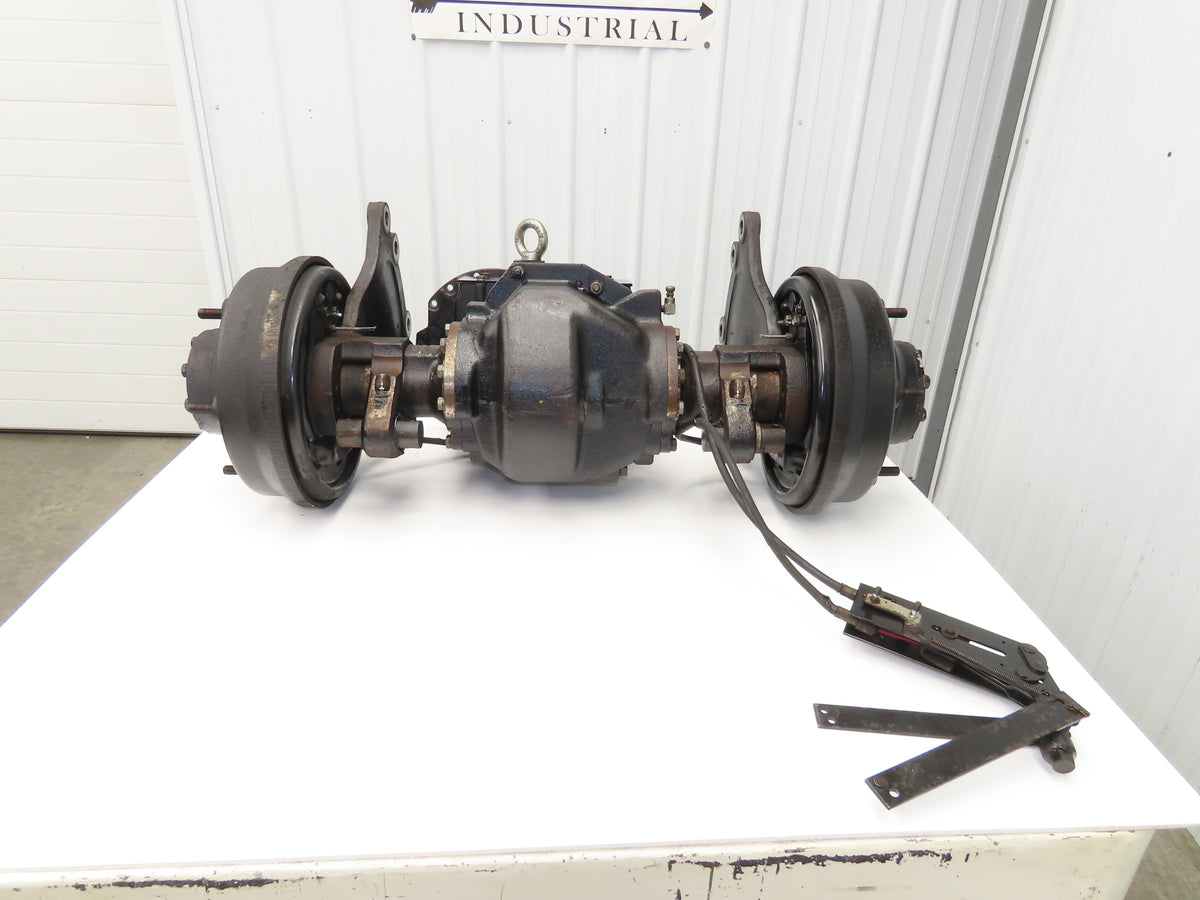 Hyster E60Z-33 Forklift Front Dual Wheel Drive Axle Assembly 6-Lug & Park Brake