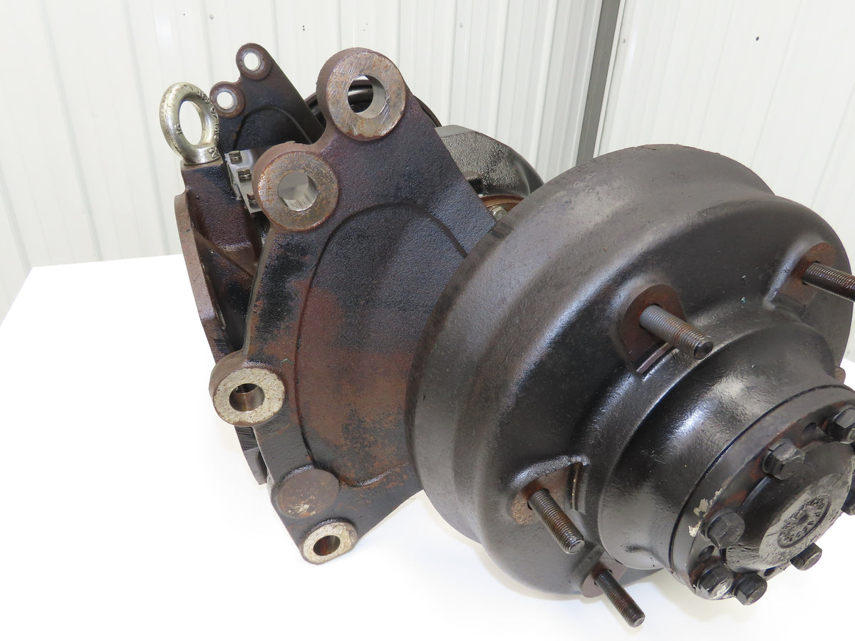 Hyster E60Z-33 Forklift Front Dual Wheel Drive Axle Assembly 6-Lug & Park Brake