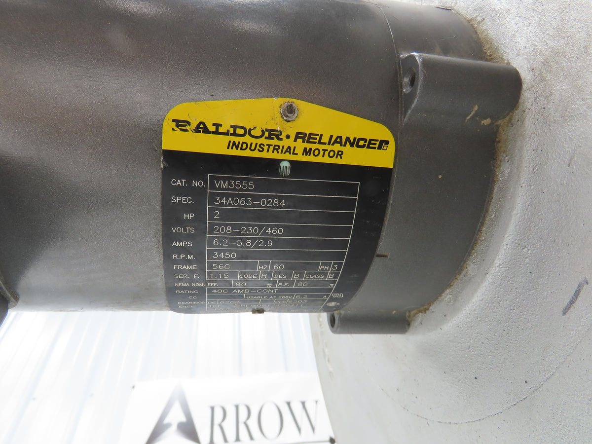 American Fan AF-10 High Pressure Blower 2Hp 3450 RPM 230/460V 3PH Aluminum