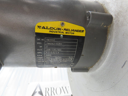 American Fan AF-10 High Pressure Blower 2Hp 3450 RPM 230/460V 3PH Aluminum