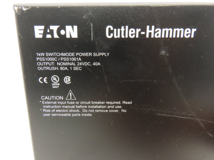 Eaton Cutler-Hammer PSS1000C / PSS1061A 1kW Power Supply 380-480VAC In 24V Out