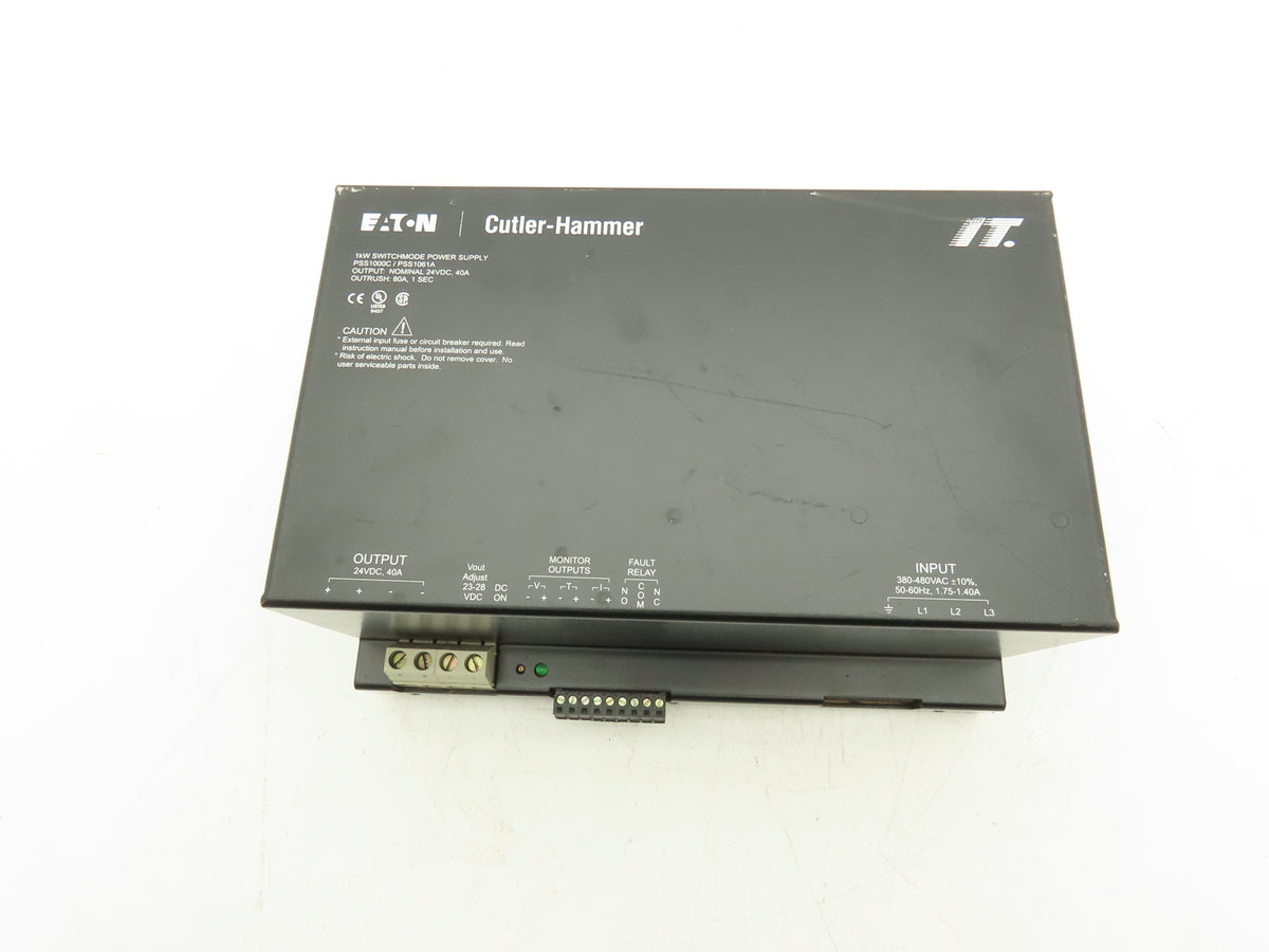 Eaton Cutler-Hammer PSS1000C / PSS1061A 1kW Power Supply 380-480VAC In 24V Out