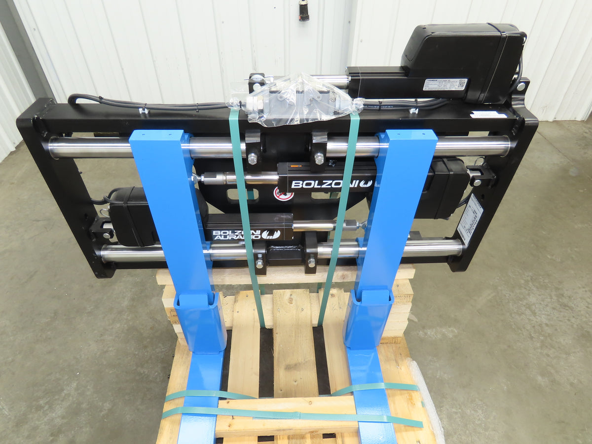 Bolzoni Forklift Class 2 Electric SideShift Fork Positioner Attachment 3300lbs