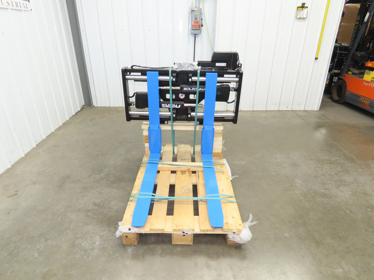 Bolzoni Forklift Class 2 Electric SideShift Fork Positioner Attachment 3300lbs