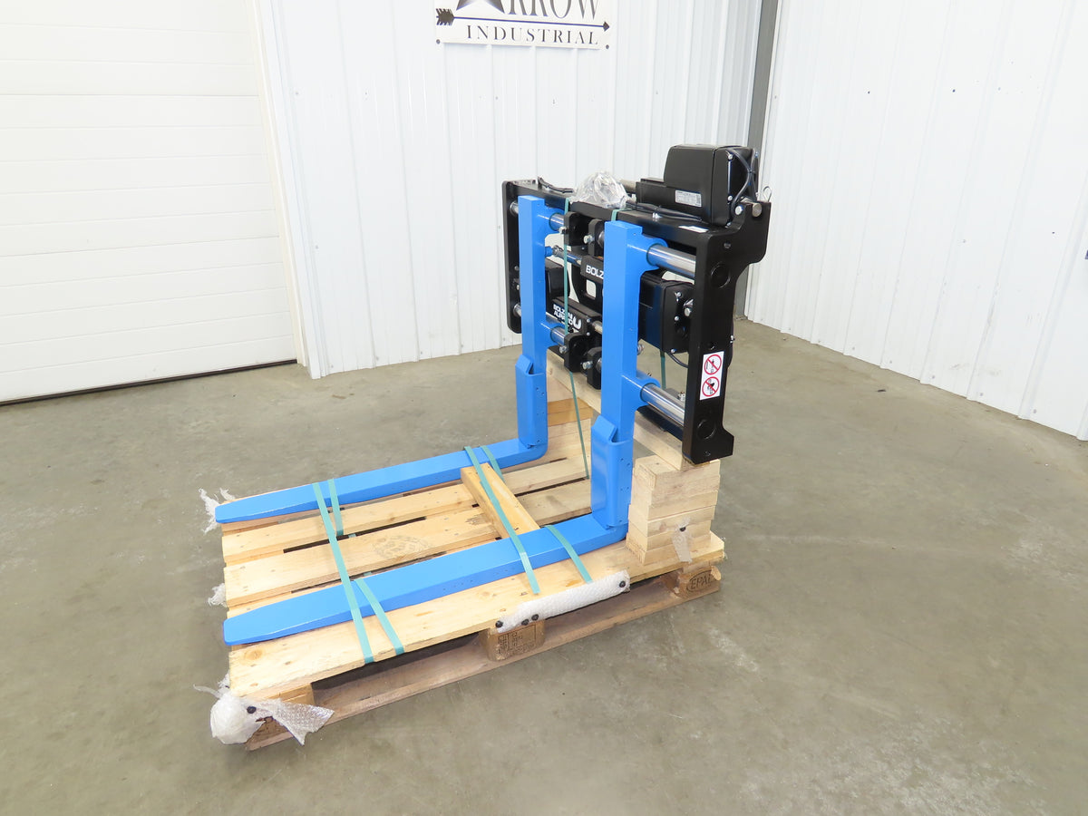 Bolzoni Forklift Class 2 Electric SideShift Fork Positioner Attachment 3300lbs