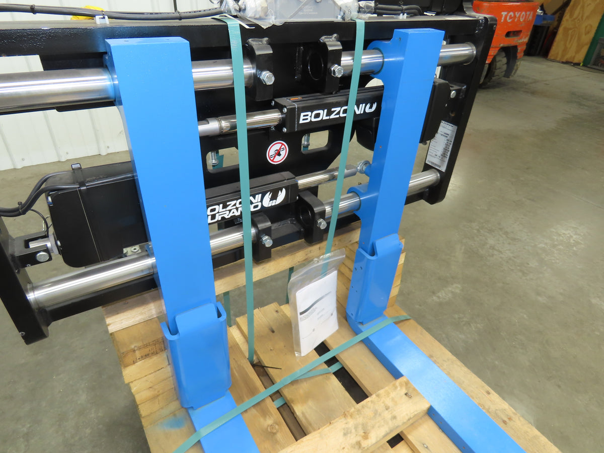Bolzoni Forklift Class 2 Electric SideShift 48" Fork Positioner Attach 3300lbs