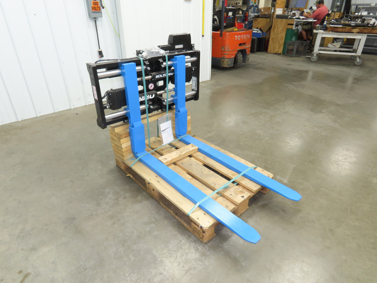 Bolzoni Forklift Class 2 Electric SideShift 48" Fork Positioner Attach 3300lbs
