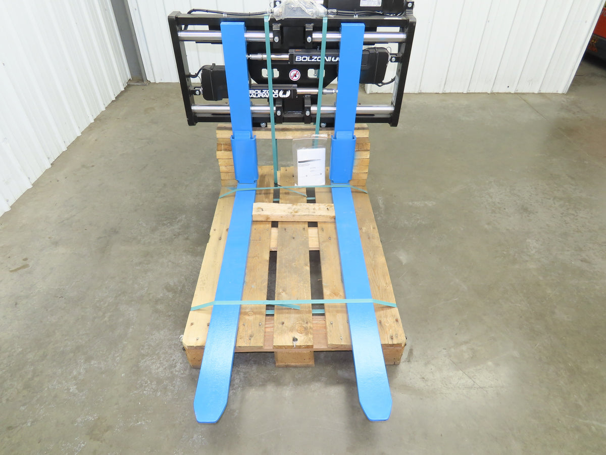 Bolzoni Forklift Class 2 Electric SideShift 48" Fork Positioner Attach 3300lbs