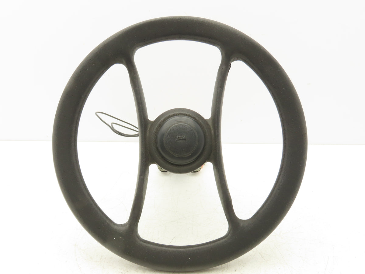 Hyster E60Z-33 Forklift Steering Wheel & Bracket Assembly