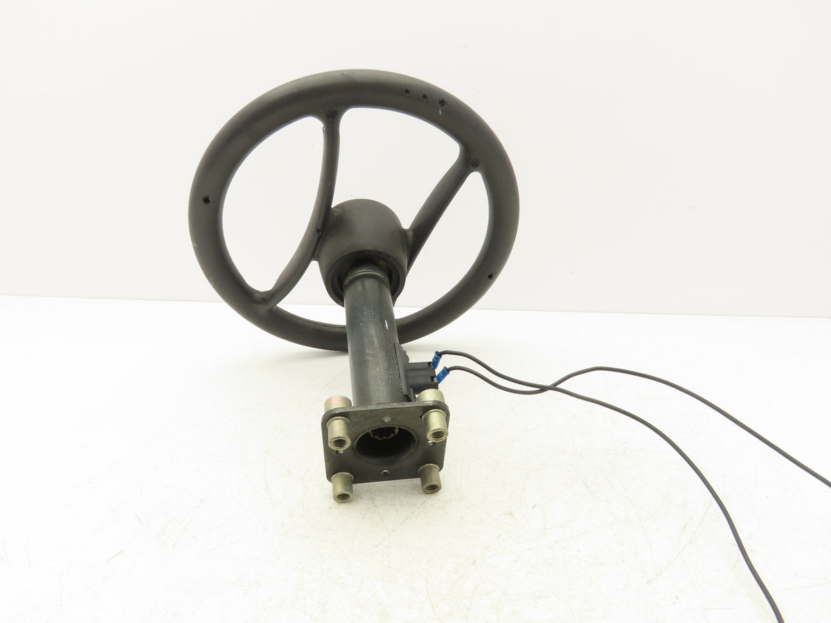 Hyster E60Z-33 Forklift Steering Wheel & Bracket Assembly