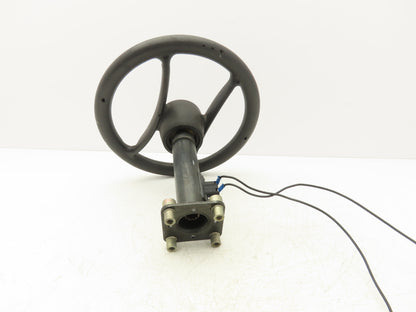 Hyster E60Z-33 Forklift Steering Wheel & Bracket Assembly