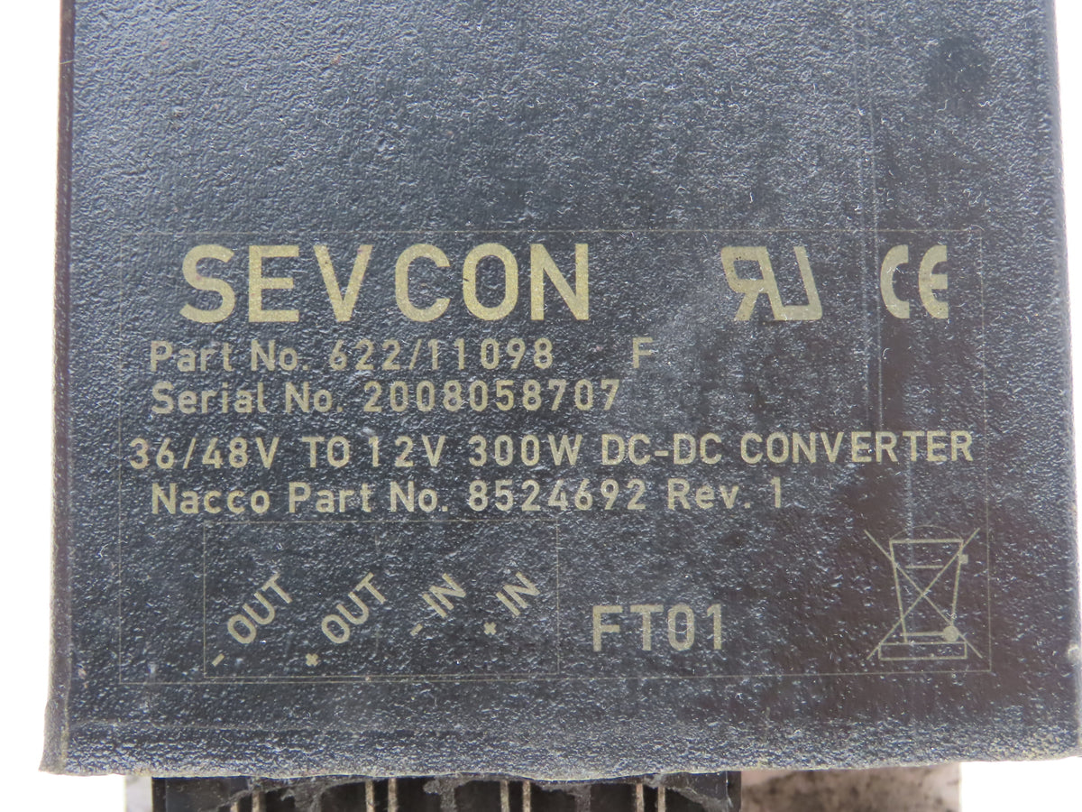 Sevcon 622/11098 Power Converter 36/48VDC To 12VDC Off Hyster E60Z-33 Forklift