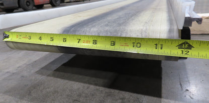 QC Industries 12"x 13'L Flat Belt Conveyor 230V 3PH 8FPM Automation Series