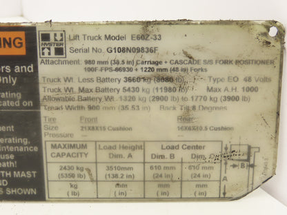Danaher 83U03570A VMC 20 Vehicle Master Controller Rev 0002 Off E60Z-33 Forklift