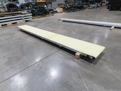 QC Industries 18"x 13'L Flat Belt Conveyor Automation Series  No Drive Motor