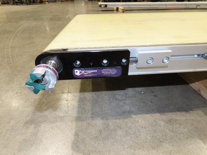 QC Industries 18"x 13'L Flat Belt Conveyor Automation Series  No Drive Motor