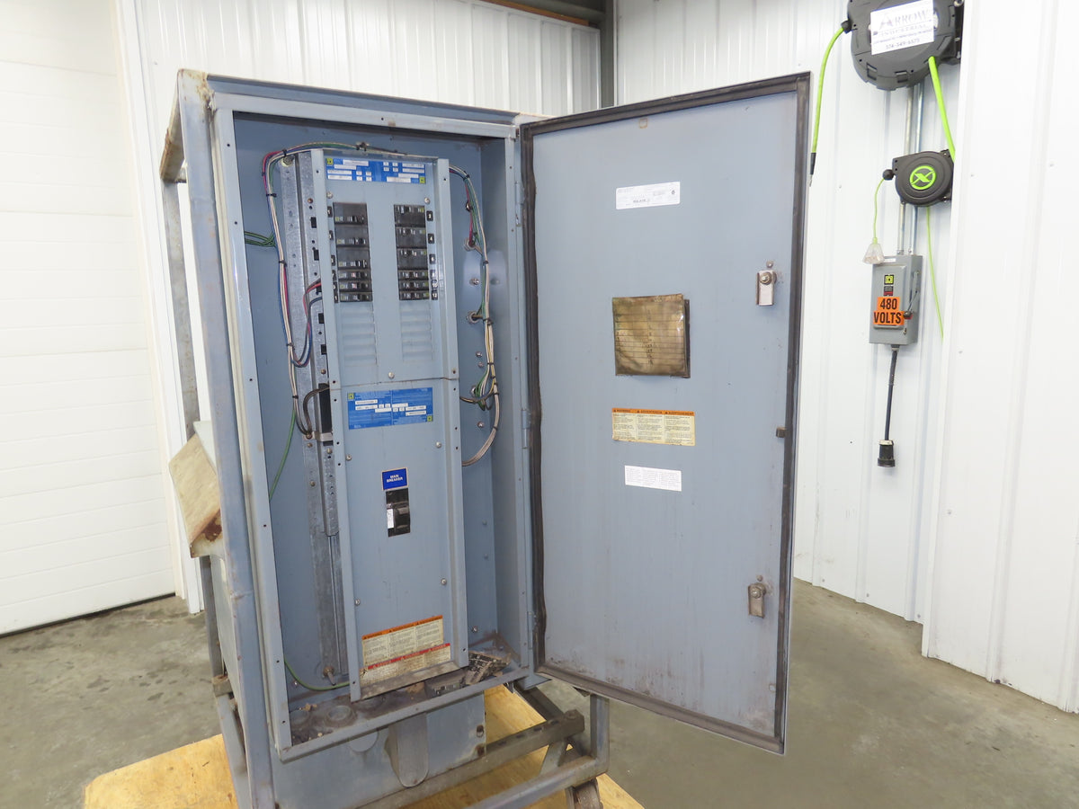 Square D Mobile Transformer Power Station I-Line 75kva 3Ph HV 480 LV 208Y/120