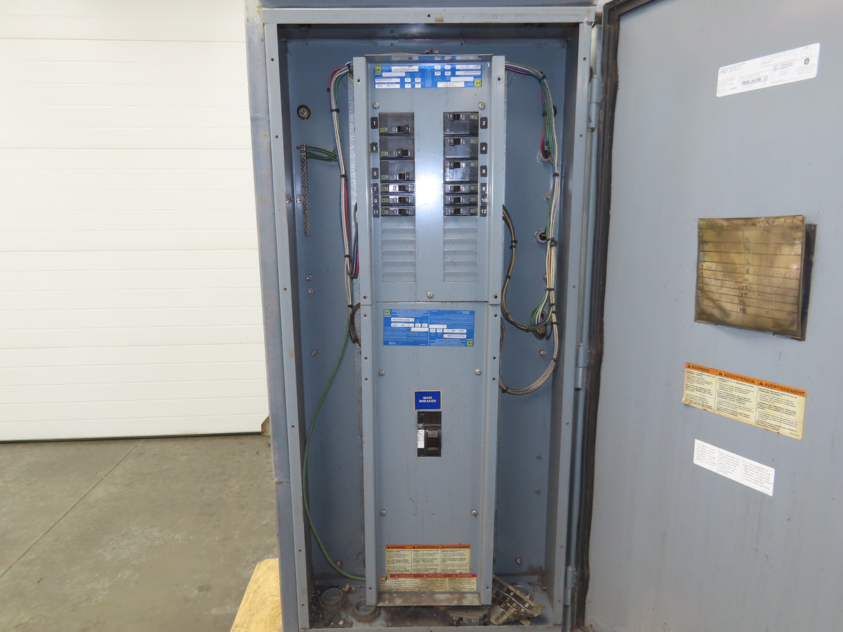 Square D Mobile Transformer Power Station I-Line 75kva 3Ph HV 480 LV 208Y/120
