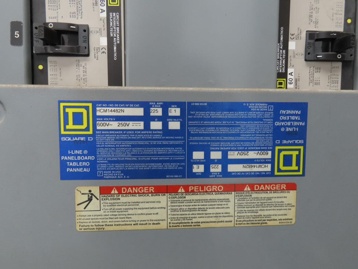 Square D Mobile Transformer Power Station I-Line 75kva 3Ph HV 480 LV 208Y/120