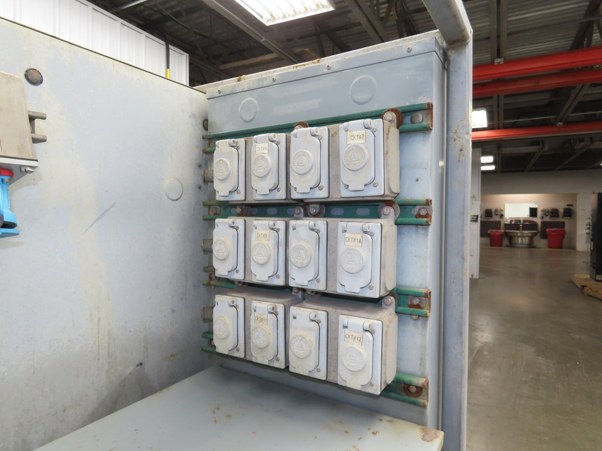 Square D Mobile Transformer Power Station I-Line 75kva 3Ph HV 480 LV 208Y/120