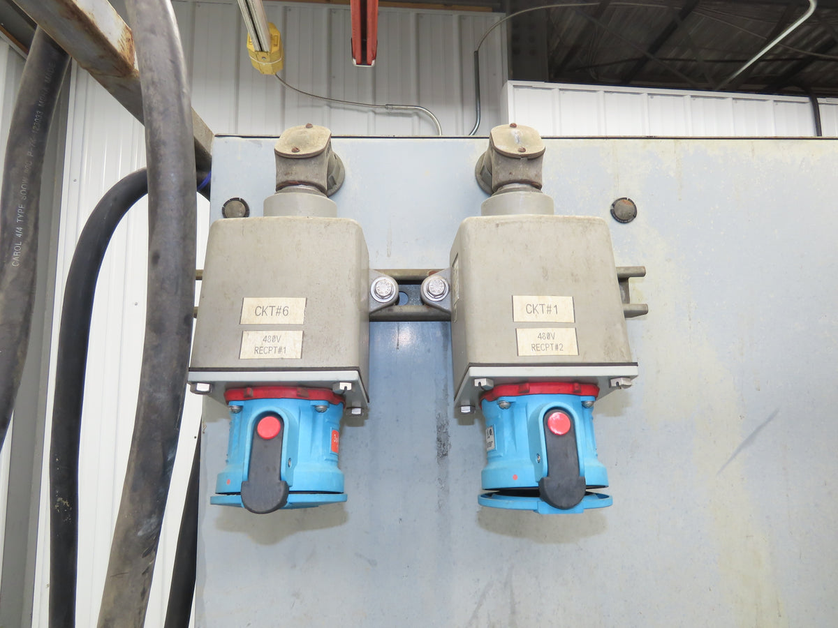 Square D Mobile Transformer Power Station I-Line 75kva 3Ph HV 480 LV 208Y/120