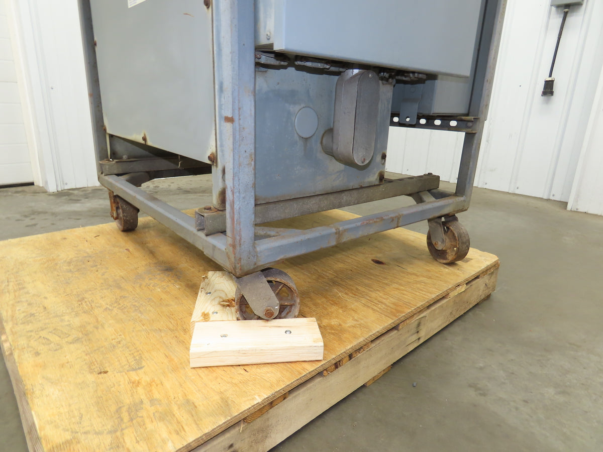 Square D Mobile Transformer Power Station I-Line 75kva 3Ph HV 480 LV 208Y/120