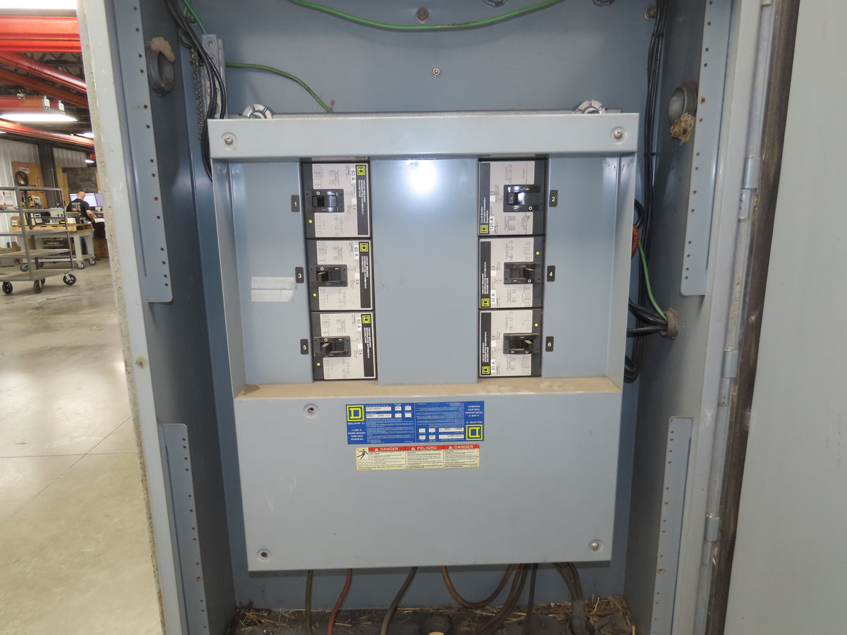 Square D Mobile Transformer Power Station I-Line 75kva 3Ph HV 480 LV 208Y/120