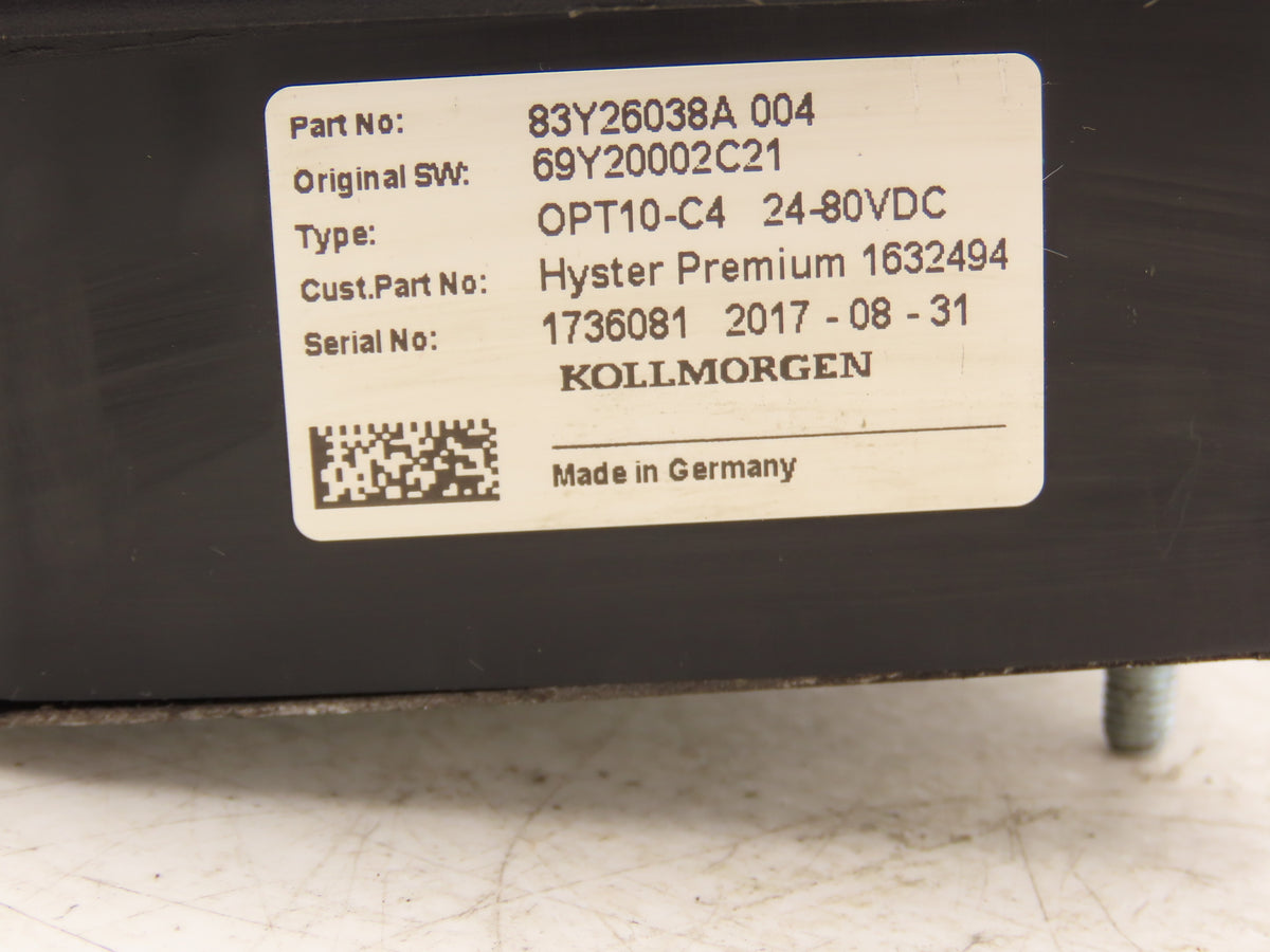 Danaher Motion 83Y26038A 004 Hyster Forklift Display Controller Module OPT10-C4