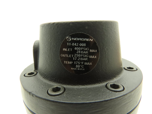 Norgren 11842008 Pilot Operated Relieving Air Pressure Regulator 1"NPT  400 PSI