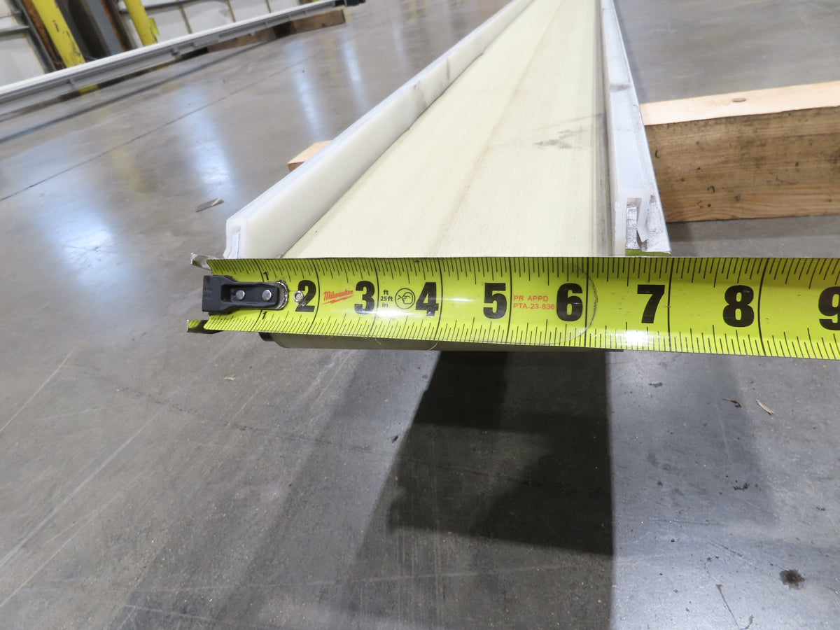 QC Industries 6"x 17'L Flat Belt Conveyor 230V 3PH 8FPM Automation Series RH