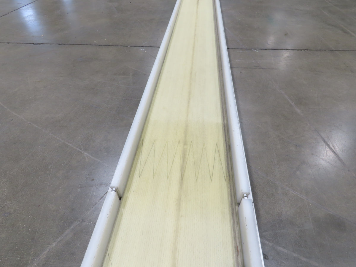 QC Industries 6"x 17'L Flat Belt Conveyor 230V 3PH 8FPM Automation Series RH