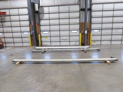 QC Industries 6"x 17'L Flat Belt Conveyor 230V 3PH 8FPM Automation Series RH