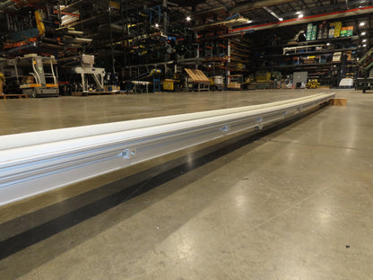QC Industries 6"x 17'L Flat Belt Conveyor 230V 3PH 8FPM Automation Series RH