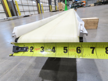 QC Industries 6"x 17'L Flat Belt Conveyor 230V 3PH 8FPM Automation Series LH