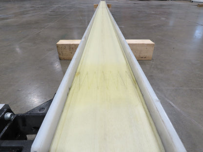 QC Industries 6"x 17'L Flat Belt Conveyor 230V 3PH 8FPM Automation Series LH