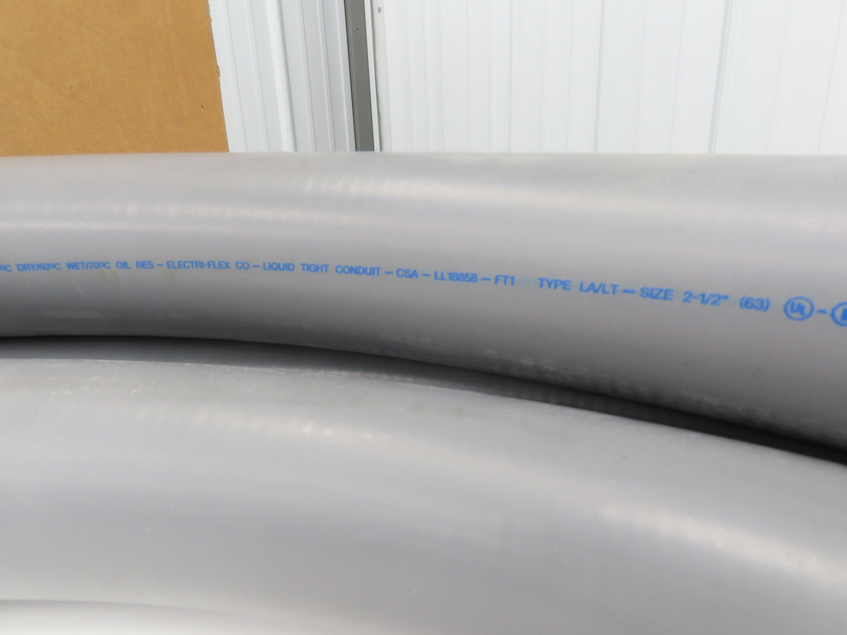 Liquatite EF-17 Electri Flex Liquid-Tight 2-1/2" Flexible Metallic Conduit 25'L