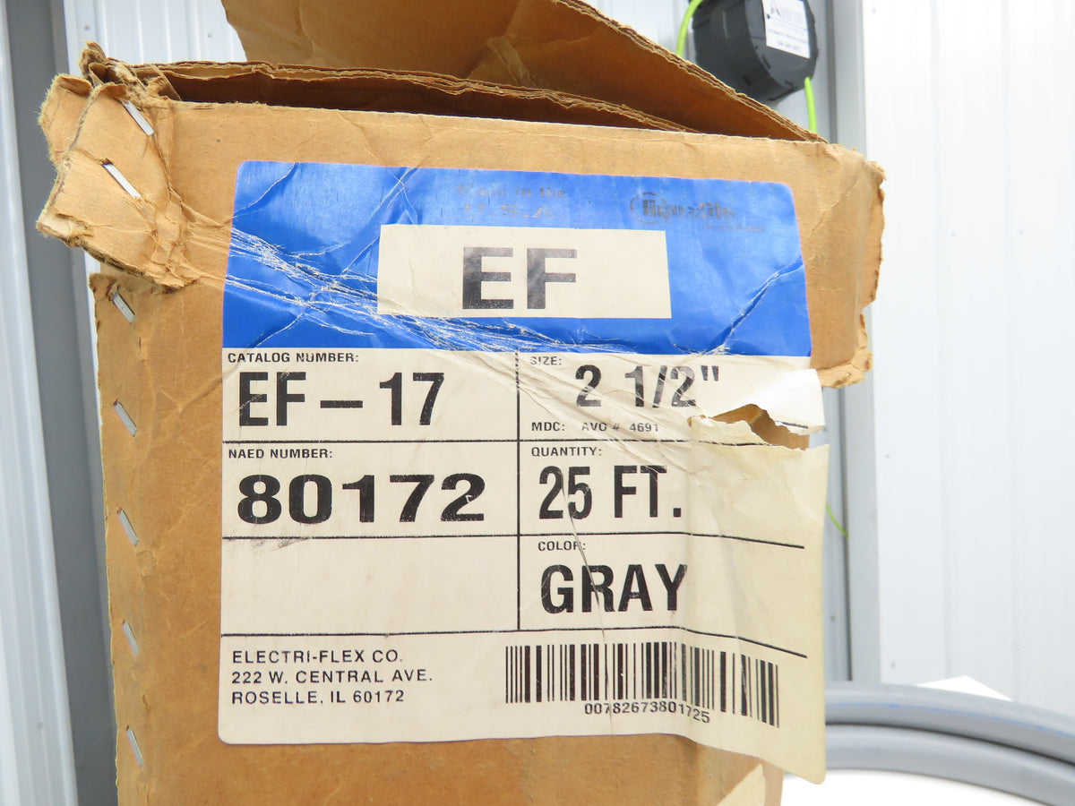 Liquatite EF-17 Electri Flex Liquid-Tight 2-1/2" Flexible Metallic Conduit 25'L