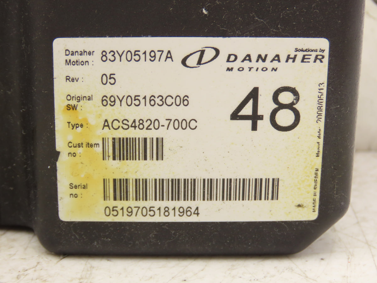 Danaher ACS4820-700C AC SuperDrive Forklift Motor Controller 48V Off E60Z-33
