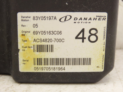 Danaher ACS4820-700C AC SuperDrive Forklift Motor Controller 48V Off E60Z-33
