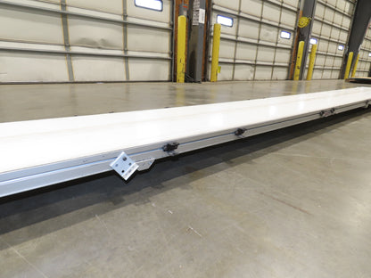 QC Industries 18"x 16'L Flat Belt Conveyor Automation Series  -No Drive Motor
